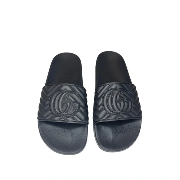 Selling Gucci Slides For Men size 8 Gucci Rubber Web Criss Cross Slide Sandals | eBay main image 4